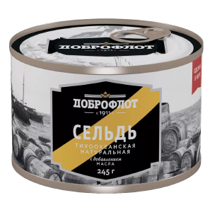 Сельдь НСДМ "Доброфлот" ключ 245 г